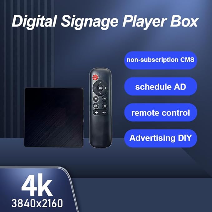 Lunzn Adertising Media Player Box Commercial Display Mate Remote Publish Menu - Image 8