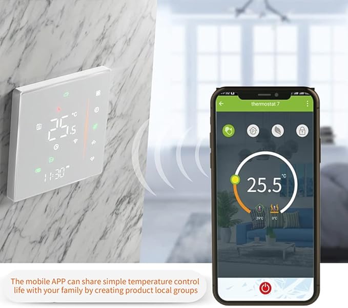 Matybobe WiFi Smart Thermostat Temperature Controller Weekly Programmable - Image 6