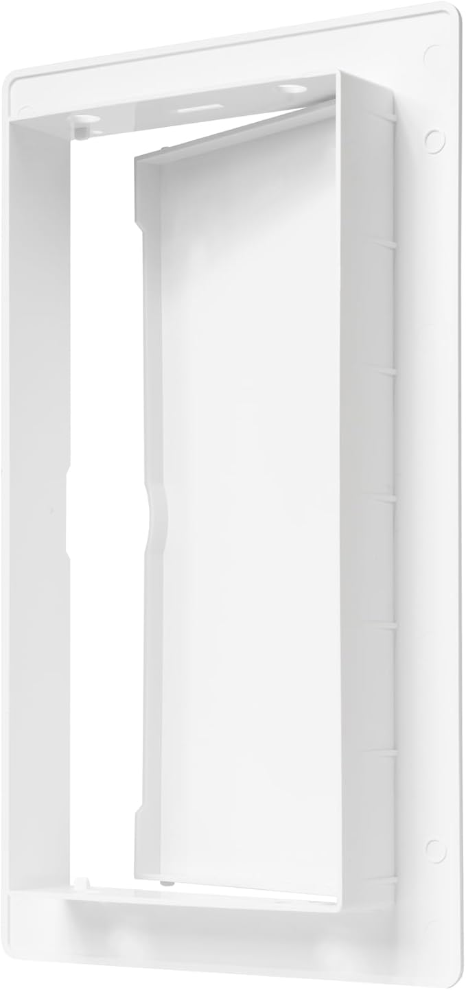 4" x 8" White Plastic Access Panel. Service Shaft Door Panel. Plumbing - Image 5