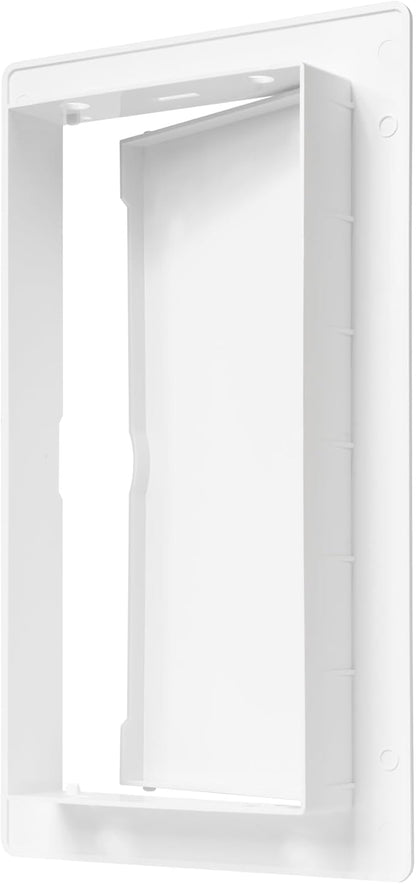 4" x 8" White Plastic Access Panel. Service Shaft Door Panel. Plumbing - Image 5