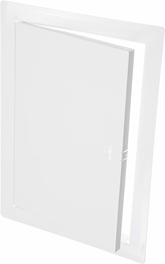 8" x 12" White Metal Access Panel. Service Shaft Door Panel. Plumbing, by Unknown