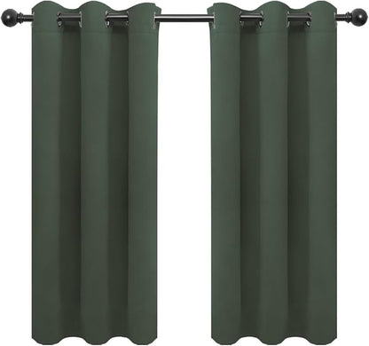 Easy-Going Blackout Curtains for Bedroom, Solid Thermal Insulated Grommet and by Easy-Going