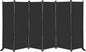 MAYOLIAH 6 Panel Folding Privacy Screen 9ft Wide, 6ft Tall Partition Room by MayoliahHome