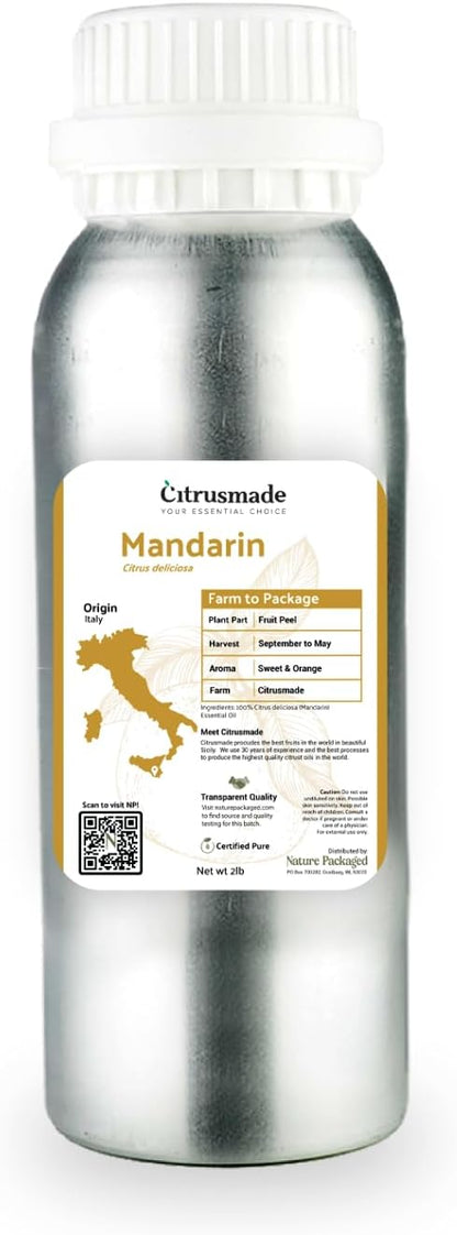 Pure Mandarin Essential Oils by NaturePackaged