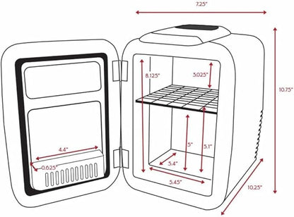 Cooluli Mini Fridge for Bedroom - Image 6