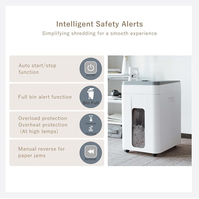 Heavy Duty Paper Shredder: 400 Sheets Auto Feed - Image 6