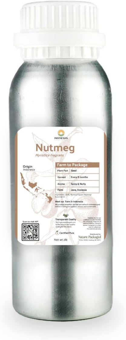 Nutmeg Essential Oil by NaturePackaged