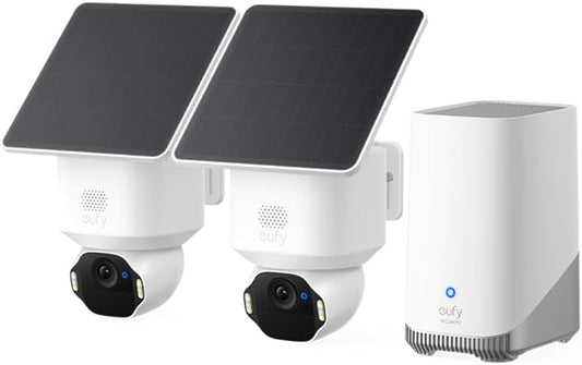 eufy Security SoloCam E42 2-Cam Kit, 4K Security Camera Wireless Outdoor by eufySecurity