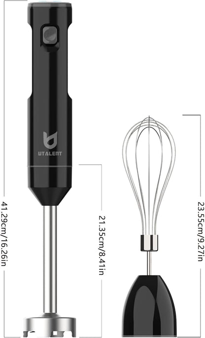 Cordless Hand Blender, UTALENT Variable Speed Immersion Blender handheld - Image 5