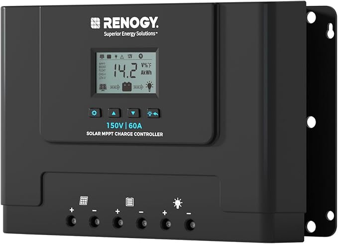 Rover Lite 60A MPPT Solar Charge Controller + BT-2 Smart Monitor - Image 2