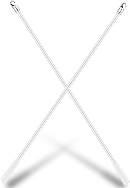 JUYO VONSAN Blinds Wand Fiberglass Vertical Blinds Replacement Parts with Hook Extra Long Blind Tilt Wand (2, 60 Inch in Length)