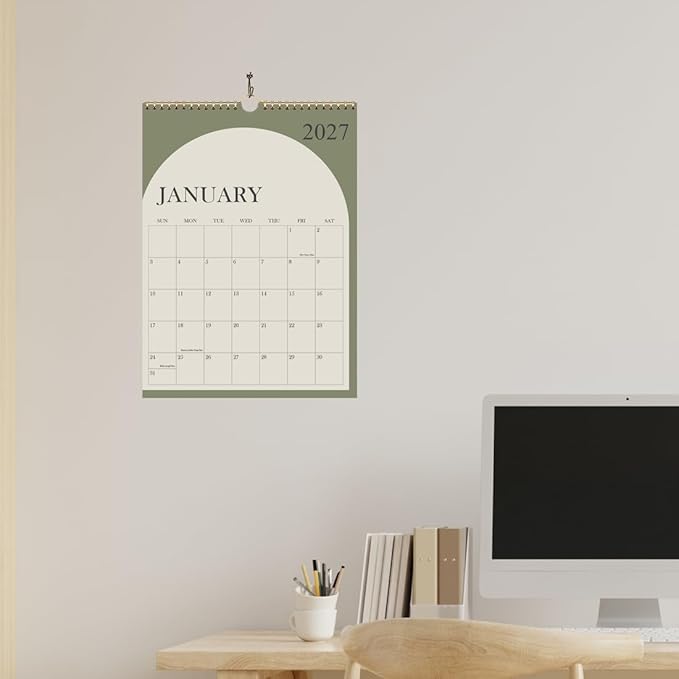 Wall Calendar 2026-18 Months Calendar 2026-2027 from January 2026 - Image 6
