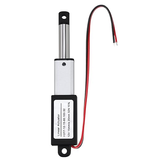 NORJIN 12V Mini Electric Linear Actuator 0.8" Stroke, 32N/7.2lbs, Speed 15mm/s - Image 7