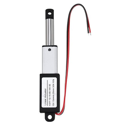 NORJIN 12V Mini Electric Linear Actuator 0.8" Stroke, 32N/7.2lbs, Speed 15mm/s - Image 7