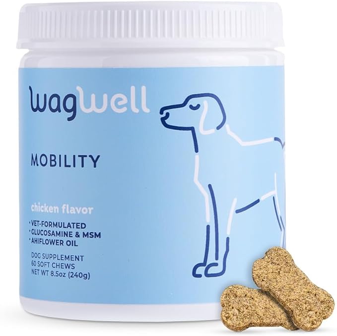 WagWell Mobility Chews – Vet-Formulated, All Natural, Made in The USA – Joint by WagWell