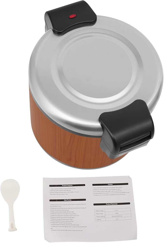 6.08 Gal Commercial Rice Warmer, Electric Non-Stick Pot Soup Warmers - Image 5