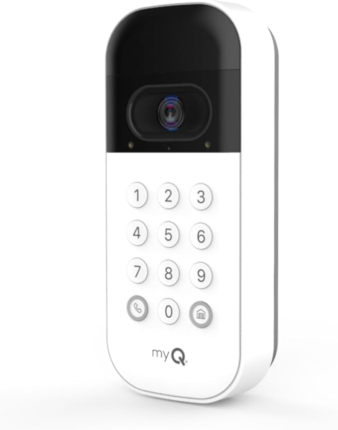 myQ Smart Garage Door Video Keypad by Chamberlain