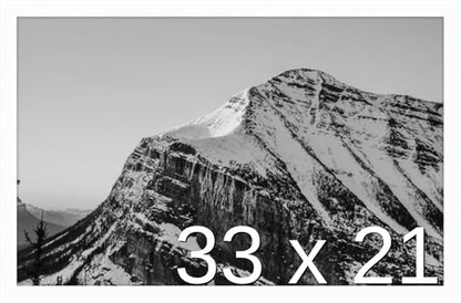 Frame It Easy 33 x 21 White Wood Frame by FrameItEasy