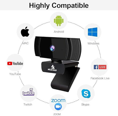 NexiGo N930AF Webcam with Microphone - Image 5