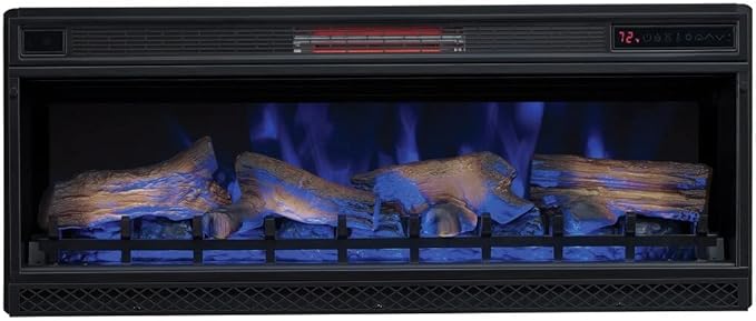 ClassicFlame 42" 3D Infrared Quartz Electric Fireplace Insert - Image 3
