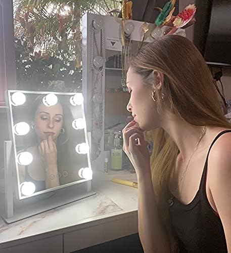 Vanity Mirror with Lights, Makeup Mirror with Lights, 3 Color Lighting Modes - Image 7