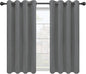Easy-Going Blackout Curtains for Bedroom, Solid Thermal Insulated Grommet and by Easy-Going