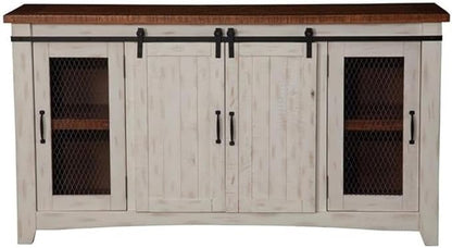 Martin Svensson Home Rustic 65” Solid Wood TV Stand by MartinSvenssonHome