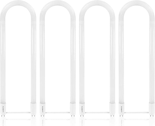 LUXRITE U Bend LED Tube Light, T8 T12, 3000K Soft White, 2000 Lumens, by LUXRITE