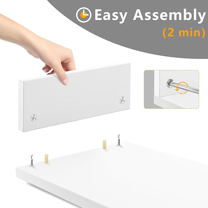TAVR Furniture Dual Monitor Stand Riser, Computer Monitor Stands - Image 7