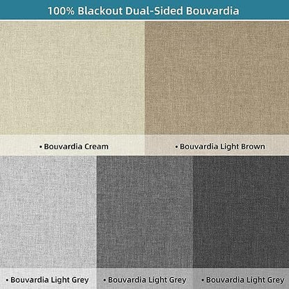 SmartWings 100% Blackout PoE Hard-Wired Roller Shades, Fabric Sample