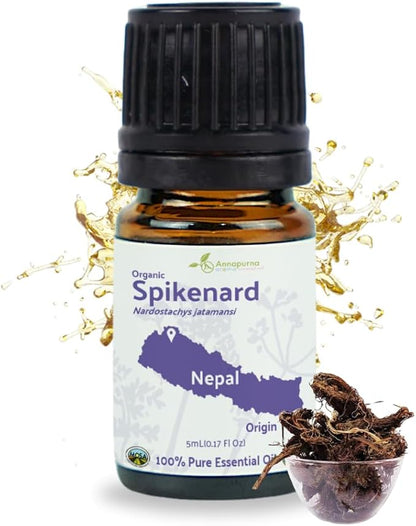 Organic Spikenard Essential Oil by NaturePackaged