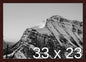 Frame It Easy 33 x 23 Merlot Wood Frame by FrameItEasy
