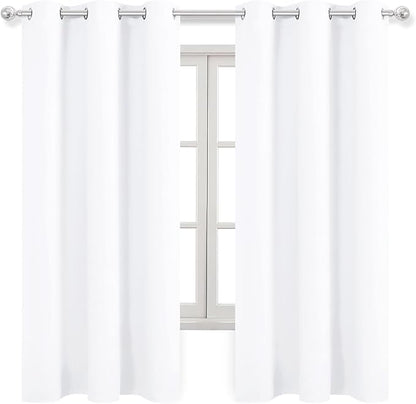 DWCN Pure White Blackout Curtains - Image 7