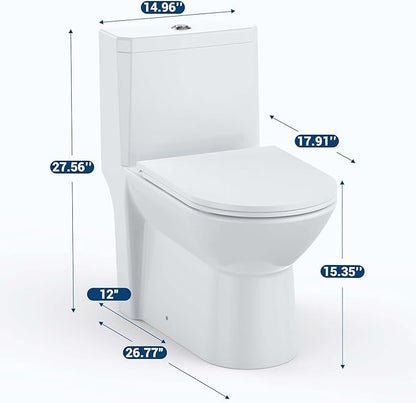 One Piece Toilet - Image 2