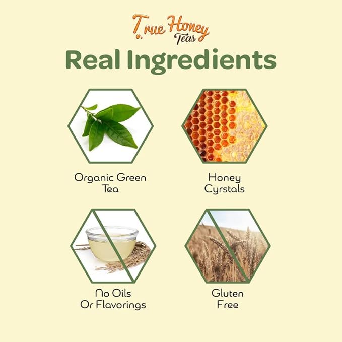True Honey Green Tea Bags - Image 4