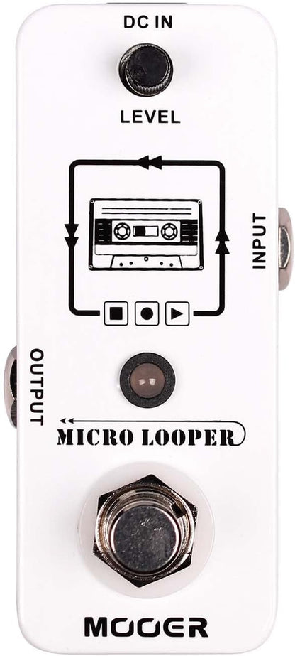 MOOER Micro Looper Guitar Loop Pedal Effect Pedal by MOOER