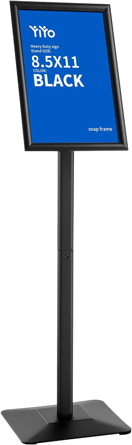 YIYO Sign Stand Poster Stand，adjustable heavy duty pedestal Sign Holder Floor by YIYO