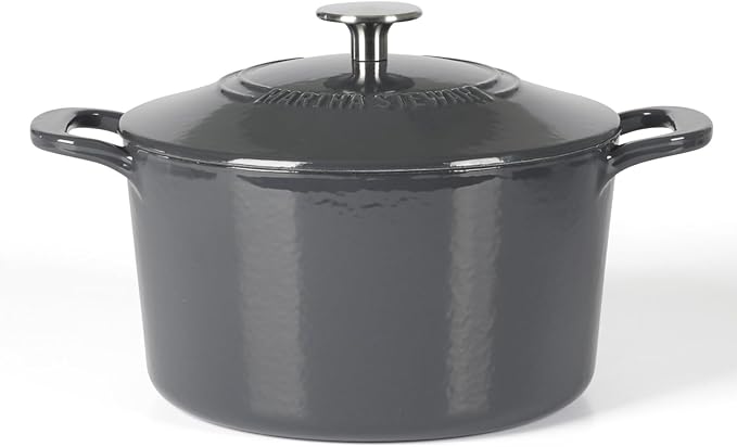 Martha Stewart Gatwick 4 Quart Enamel Cast Iron Dutch Oven by MarthaStewart