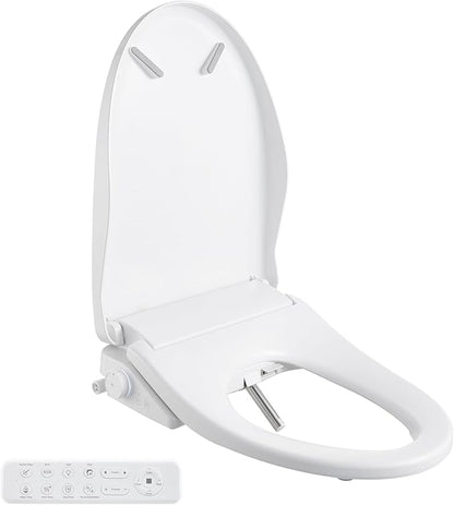 Smart Bidet Toilet Seat with Remote, Adjustable Heated Seat&Air Dryer, Endless by ANNWA