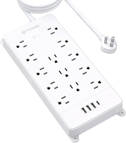 TROND Surge Protector Power Strip 10 ft Cord by TRONDOfficial