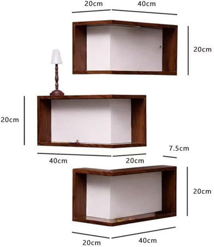 ABOUTYES Illuminated Corner Shelf - Image 3
