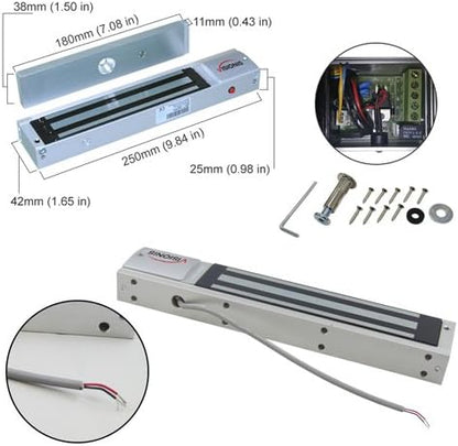 Visionis FPC-5361 Indoor 600lbs Electromagnetic Lock - Image 2