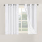 H.VERSAILTEX Primitive Linen Curtains 100% Blackout Curtain Drapes Burlap by HVERSAILTEX