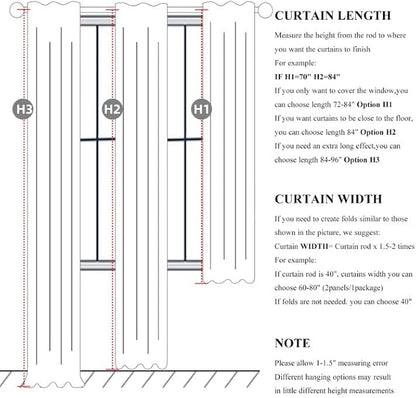 120 Inch Curtains High Ceiling Tall Curtains - Image 3