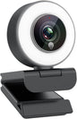 Angetube Streaming 1080P HD Webcam Built in Adjustable Ring Light and Mic. by Angetube