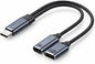 Mizi [2025 Upgraded USB-C to USB-A & USB-C PD Splitter Adapter – 2-in-1 Type-C by Mizi