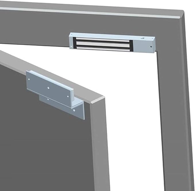 Z and L Bracket for 1200LBS 500KG Holding Force Electromagnet Lock Single - Image 7