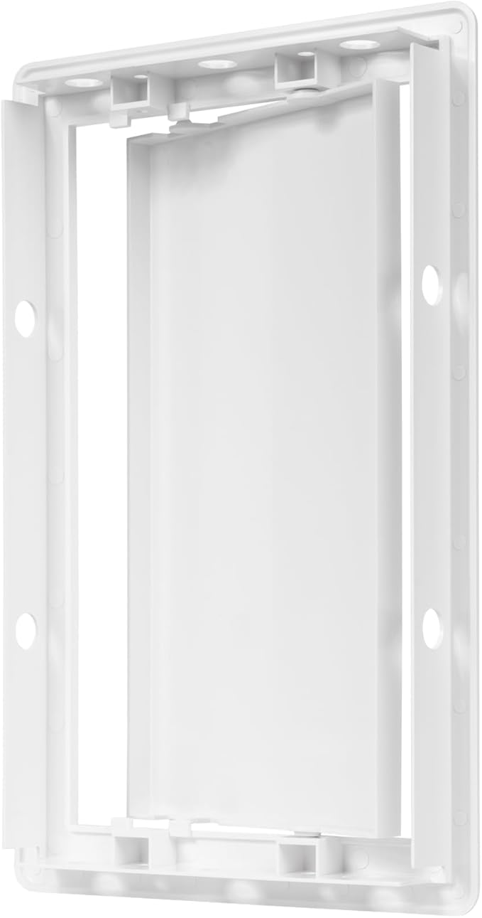 6" x 10" White Plastic Access Panel. Service Shaft Door Panel. Plumbing - Image 5
