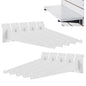 10Pack Slatwall Shelf Brackets, 6 inch Slatwall Bracket by AYAYGD