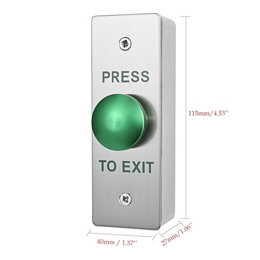 Push to Exit Button for Door Access Control Big Press Button Waterproof - Image 6